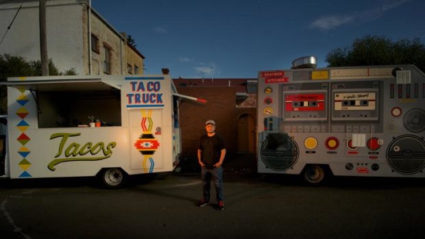 Brunswick resident Rafael Rashid has found strict council bylaws stop him moving his gourmet taco and burger food trucks around Melbourne.