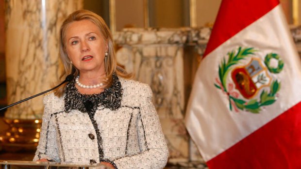 Taking responsibility ... US Secretary of State Hilary Clinton said that security at all of America's diplomatic missions abroad is her job, not that of the White House.