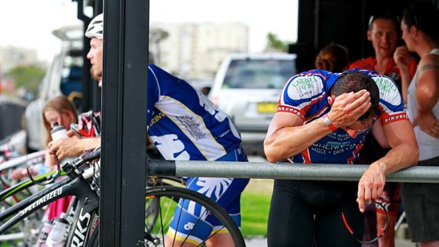 Hot in the city &#8230; the criterium series at Heffron Park was to go ahead despite stifling conditions.