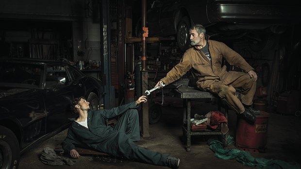 Renaissance motor mechanics: Freddy Fabris' The Creation of Adam (after Michelangelo).