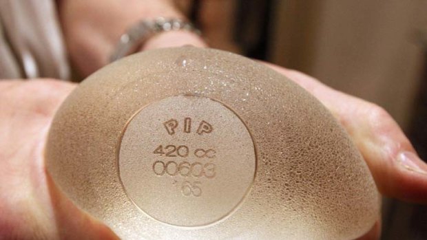 Recalled ... PIP breast implants.