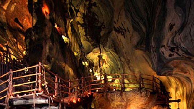 Away from it all ... the meditation cave at Banjaran Hotsprings Retreat, Malaysia.
