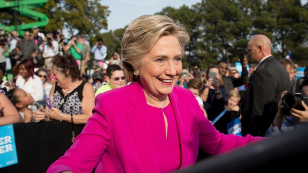 Democratic presidential candidate Hillary Clinton holds a commanding lead with white, college-educated women.