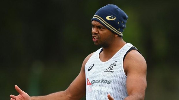 Mixed messages: Kurtley Beale is facing an uncertain future.