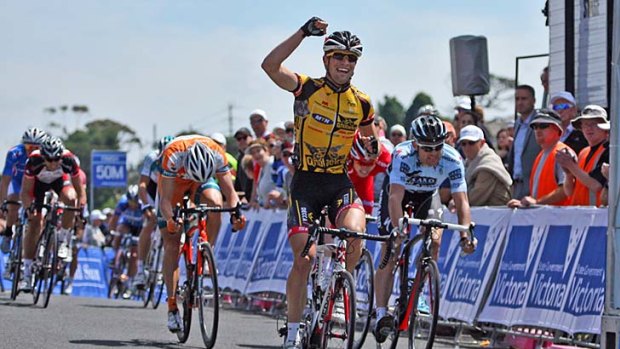 Stage 2 winner Reinardt Janse van Rensburg.
