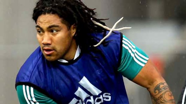 Back in Black .  .  . Ma'a Nonu is expected to dominate the midfield for New Zealand.