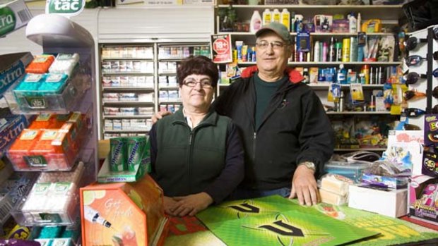 Jim and Maria Kessarios, who own the Midway Point store, have decided not to connect to the NBN.