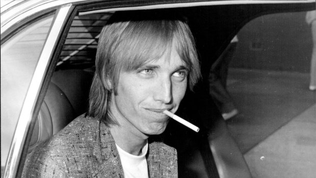 Tom Petty arrives in Sydney with his group The Heartbreakers, April 24, 1980. 