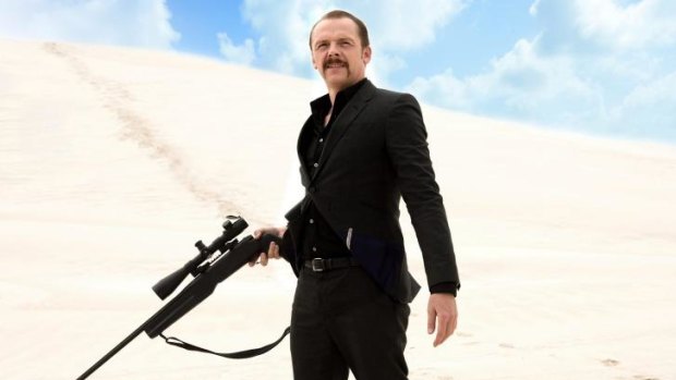 Tough guy: Simon Pegg stars in Kriv Stenders' crime caper <i>Kill Me Three Times</i>.
