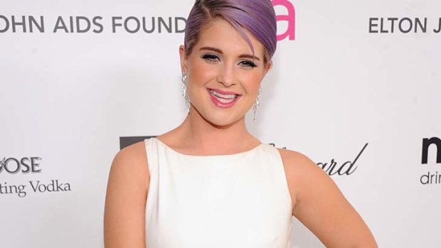Happy again after misunderstanding resolved: Kelly Osbourne pictured earlier this year.