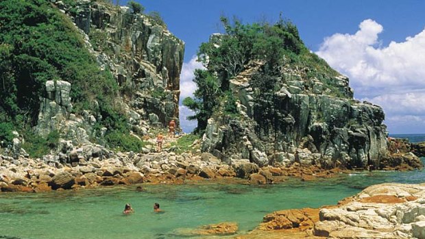 Stunning ... Diamond Head, Crowdy Bay National Park.