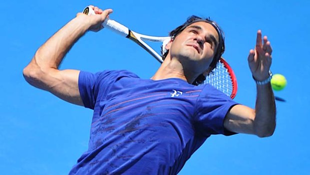 Likely to meet Tomic &#8230; Roger Federer.