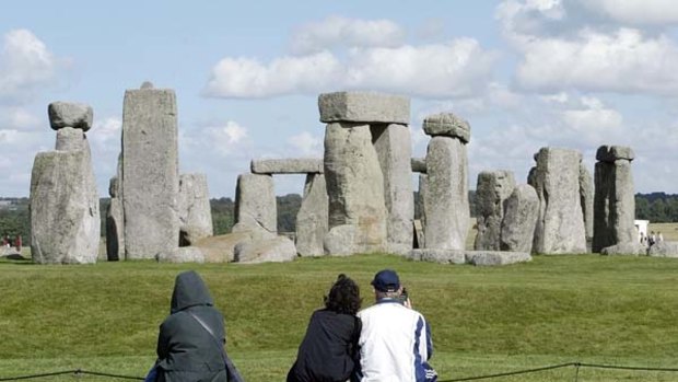 Stonehenge on Salisbury Plain in England.  Scientists   have uncovered the foundations of a second circular structure only a few hundred metres away.