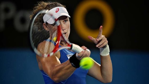 "Sometimes it'is a lot easier said than done" … Stosur.