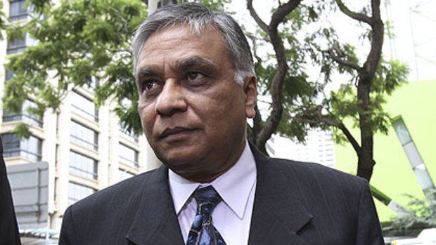 Dr Jayant Patel during his trial at Brisbane's Supreme Court.