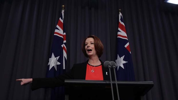 Prime Minister Julia Gillard takes questions from the media on her time as solicitor in the 1990s.