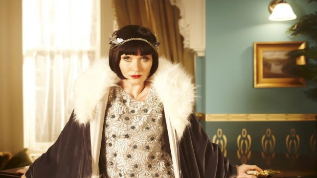 Glamour girl ... the Olivier-award winning and Tony-nominated Essie Davis as '20s sleuth Phryne Fisher.