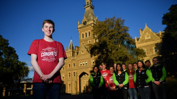 David Trevorrow, a Victorian Student Representative Council executive student, who is calling for mandatory student representation on school councils.