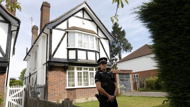 Unsolved mystery ... the home of Saad al-Hilli's family in Claygate, Surrey.