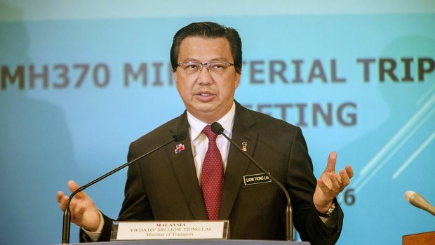 Liow Tiong Lai, Malaysia's minister of transport.