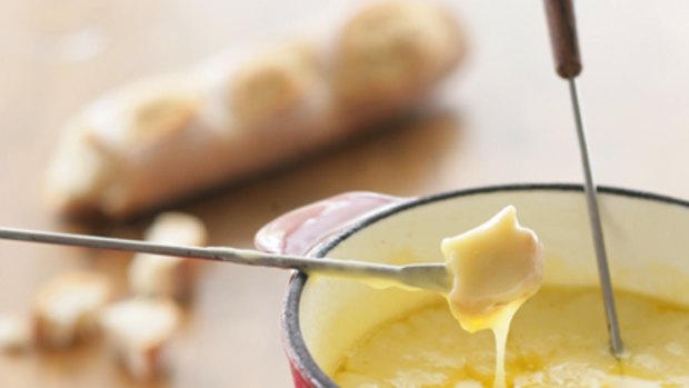 Culinary classic ... Switzerland defines its national dish, cheese fondue.