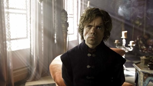 Peter Dinklage as Tyrion Lannister in <i>Game  of Thrones</i>.