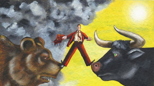 Between bears and bulls &#8230; investors often make irrational decisions depending on the market.