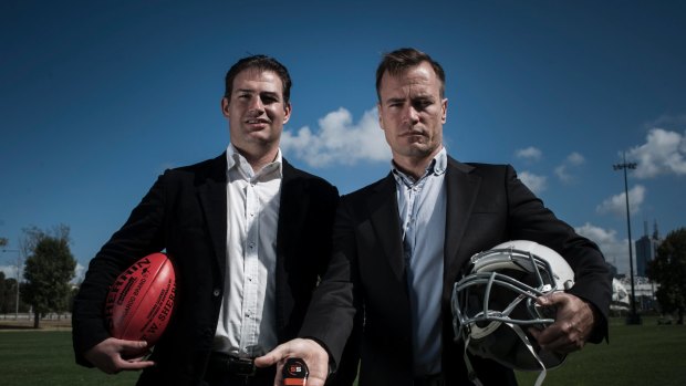 Catapult Sports exec chairman Adir Shiffman (left) and founder Shaun Holthouse.