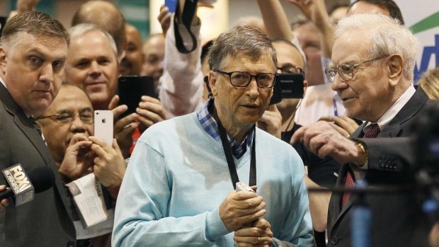 Power couple: Bill Gates and Warren Buffett are the two richest Americans, according to Forbes.