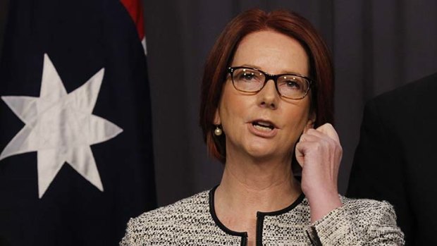 Each way bet: Julia Gillard has backed Stephen Conroy despite admitting that live betting drives her crazy.
