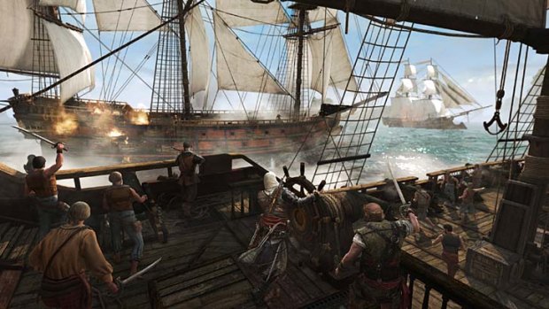 A screenshot from Assassin's Creed: Black Flag.