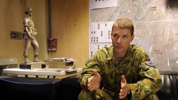 Lieutenant Colonel Chris Smith says Afghan forces struggle without support.