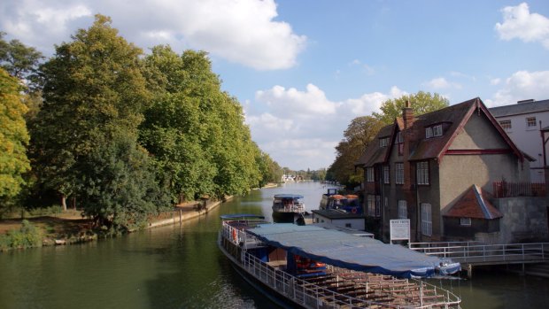 Historic waterway: In the mid 19th century, Charles Lutwidge Dodgson  would tell weird and wacky stories to the children of his friend and boss, Henry Liddell, while out rowing along this stretch of the River Thames.
