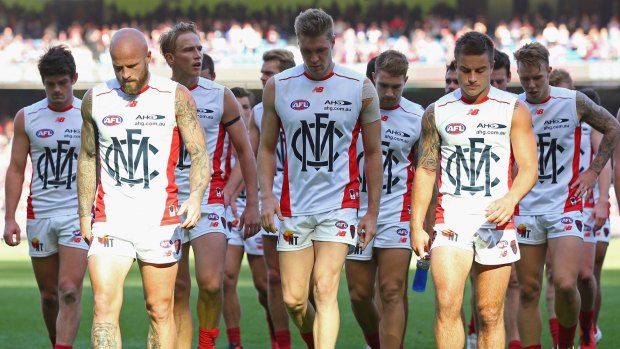 Melbourne leader Bernie Vince has vowed his team will stick together in the aftermath of Saturday's shock loss to a vastly depleted Essendon.