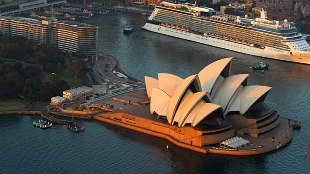 Sponsor flies in ... Sydney Opera House to take an international focus.