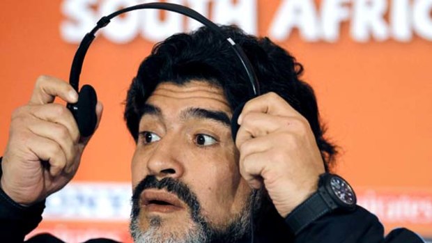 Firing back ... Diego Maradona