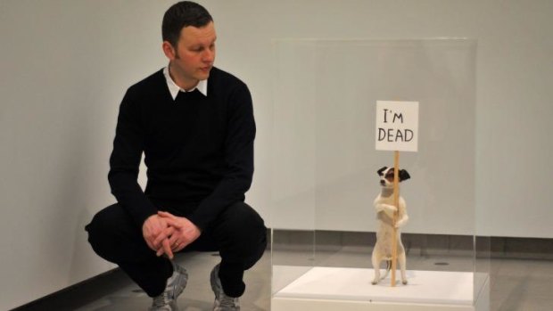 David Shrigley, with <i>I'm Dead</i>, a taxidermied Jack Russell dog, was short-listed for the Turner Prize in 2013.