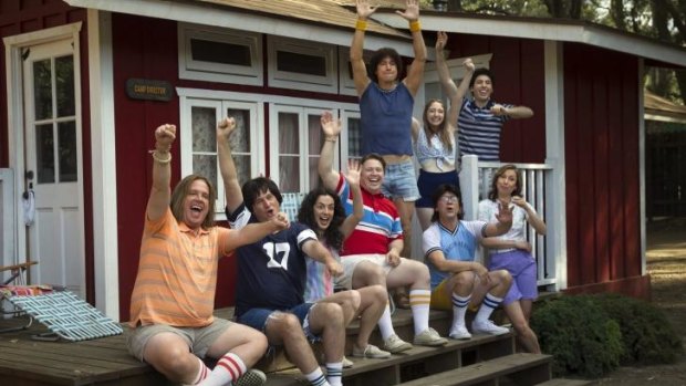 Back again: Cast of Netflix comedy <i>Wet Hot American Summer: First Day Of Camp</i>.