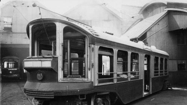 A Brisbane tram, in the era when they still roamed  the city's streets.