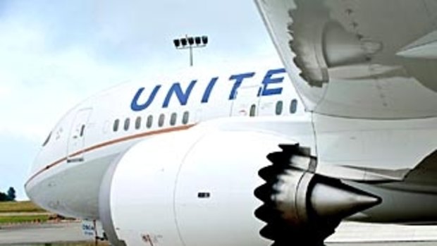 United Airlines carries the largest amount of passenger traffic.