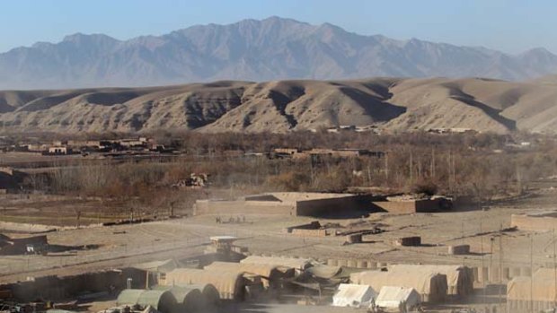 Collaboration ... Australian soldiers share the patrol base at Musazai in Oruzgan province with the Afghan National Army. The mentoring program is expected to last two to four years.