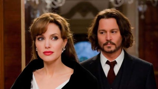 Angelina Jolie and Johnny Depp in 'The Tourist'
