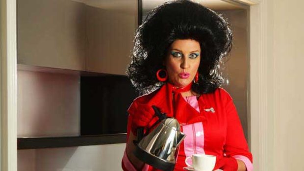 Caroline Reid as air hostess Pam Ann.
