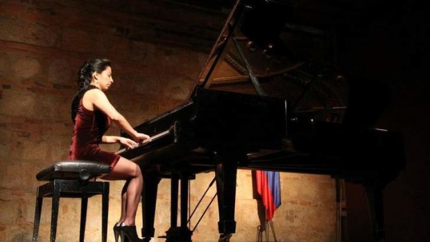 Colombian pianist Madreselva Castro.