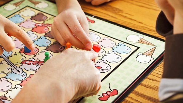 Personal touch ... unlike online games, board games encourage human interaction.
