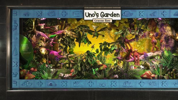 Myer window from 2007 - Uno's Garden (based on the book by Graeme Base).