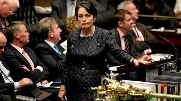 Caught out by criticism memo: Pru Goward came under renewed attack during question time in State Parliament on Thursday.