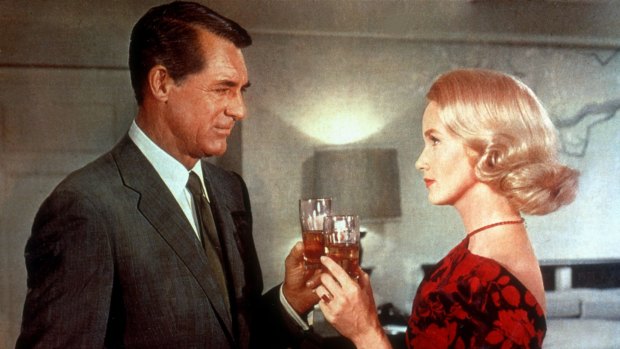 Tense relations: Eva-Marie Saint and 
Cary Grant in North by Northwest