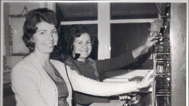 The Canberra Gold Awards are now open for people who have resided in Canberra for 50 years or more. Two nominees this year are Carole Batterham (left) and Neta Nallo who are still friends after meeting at the telephone exchange in East Block in the mid-1960s. They are pictured here on the CSIRO switchboard in 1973.