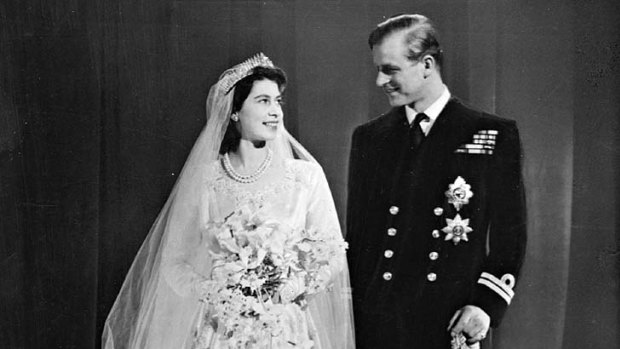 Example to follow... the Queen and Prince Philip on their wedding day in 1947.